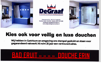 Aanbieding BAD ERUIT <<< >>> DOUCHE ERIN